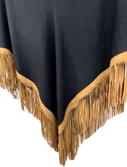 Classic Poncho Black