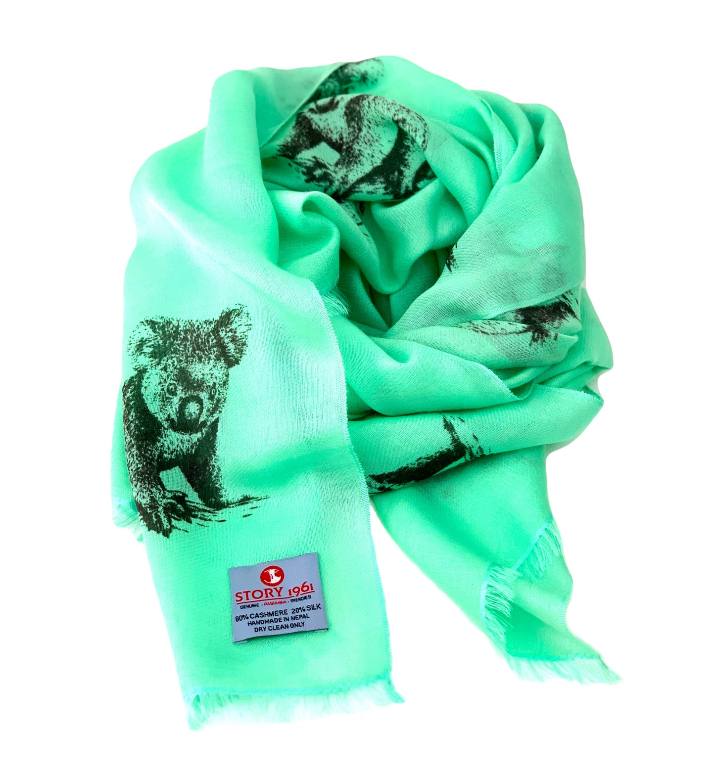 Waterpashmina Scarf Koala Mint